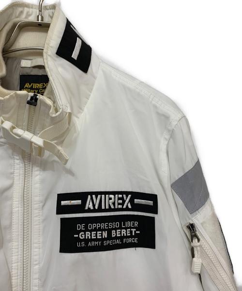 AVIREX（アヴィレックス）AVIREX (アヴィレックス) MA-1ジャケット ホワイト サイズ:2XLの古着・服飾アイテム