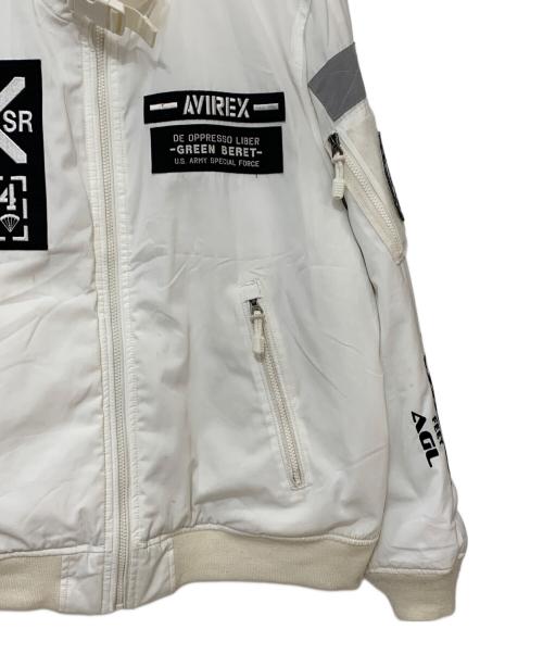 AVIREX（アヴィレックス）AVIREX (アヴィレックス) MA-1ジャケット ホワイト サイズ:2XLの古着・服飾アイテム