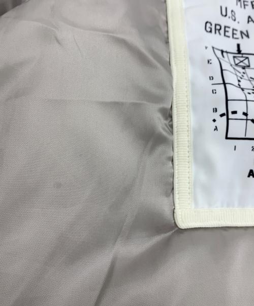 AVIREX（アヴィレックス）AVIREX (アヴィレックス) MA-1ジャケット ホワイト サイズ:2XLの古着・服飾アイテム