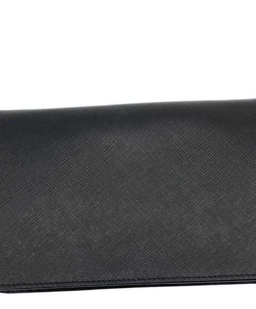 PRADA（プラダ）PRADA (プラダ) ショルダーウォレット ブラックの古着・服飾アイテム