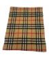 中古・古着 Burberry's (バーバリー) カシミアマフラー ベージュ×イエロー：6000円