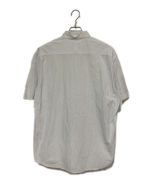 stussy（ステューシー）stussy (ステューシー) ストライプシャツ ホワイト サイズ:Lの古着・服飾アイテム