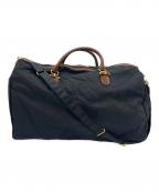 BALENCIAGAバレンシアガ）の古着「2WAYボストンバッグ」｜ブラック×ブラウン