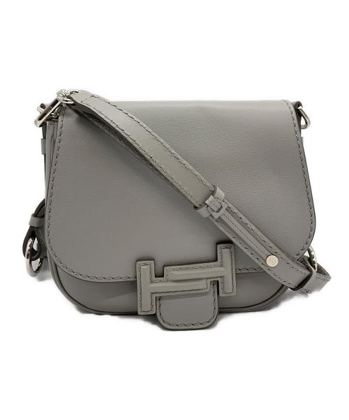 TOD'S（トッズ）TOD'S (トッズ) ショルダーバッグ グレーの古着・服飾アイテム
