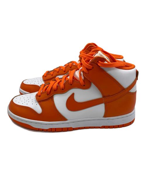 NIKE（ナイキ）NIKE (ナイキ) ハイカットスニーカー オレンジ×ホワイト サイズ:28の古着・服飾アイテム