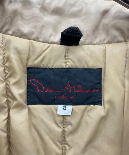 Dean Falconer（ディーン ファルコナー）Dean Falconer (ディーン ファルコナー) グースダウンジャケット ベージュ サイズ:8の古着・服飾アイテム
