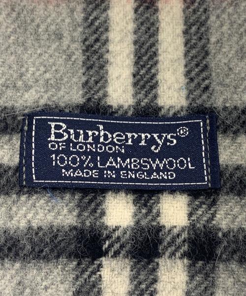 Burberry's（バーバリー）Burberry's (バーバリー) WOOL マフラー グレーの古着・服飾アイテム