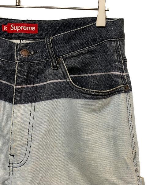 SUPREME（シュプリーム）SUPREME (シュプリーム) damien hirst painter jean 25ss グレー×ブルー サイズ:30の古着・服飾アイテム