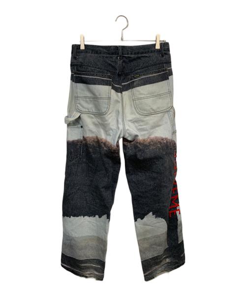SUPREME（シュプリーム）SUPREME (シュプリーム) damien hirst painter jean 25ss グレー×ブルー サイズ:30の古着・服飾アイテム