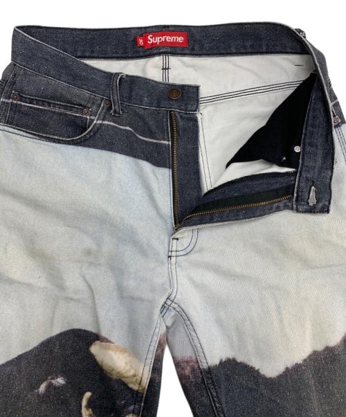 SUPREME（シュプリーム）SUPREME (シュプリーム) damien hirst painter jean 25ss グレー×ブルー サイズ:30の古着・服飾アイテム
