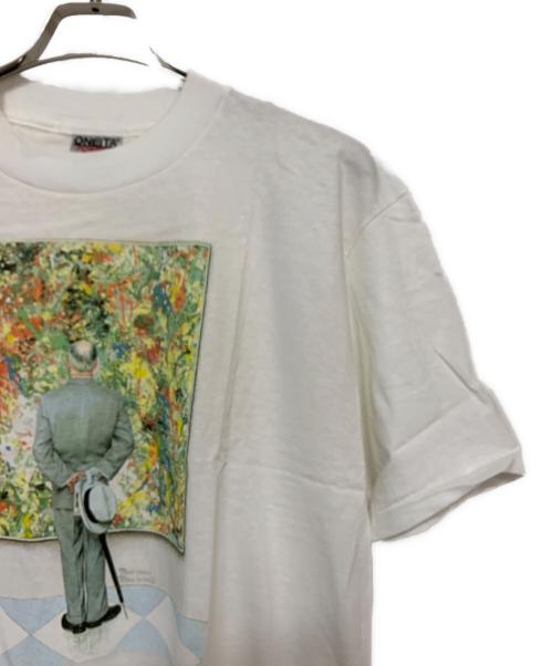 ONEITA（オニータ）ONEITA (オニータ) ノーマンロックウェル 半袖カットソー ホワイト サイズ:Lの古着・服飾アイテム