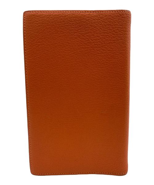 HERMES（エルメス）HERMES (エルメス) 手帳カバー オレンジの古着・服飾アイテム