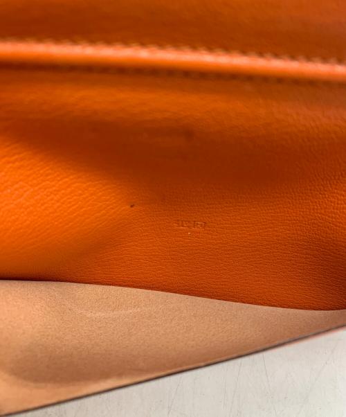 HERMES（エルメス）HERMES (エルメス) 手帳カバー オレンジの古着・服飾アイテム
