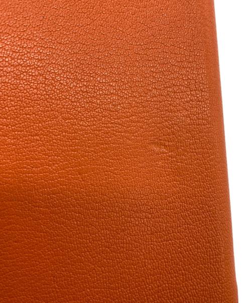 HERMES（エルメス）HERMES (エルメス) 手帳カバー オレンジの古着・服飾アイテム