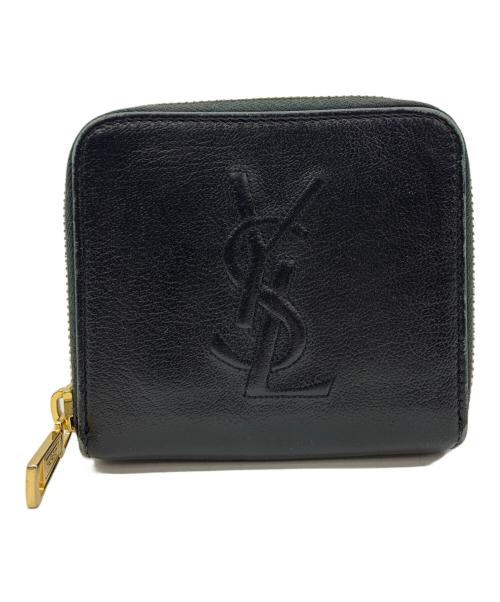 Yves Saint Laurent（イヴサンローラン）Yves Saint Laurent (イヴサンローラン) コンパクトウォレット ブラックの古着・服飾アイテム