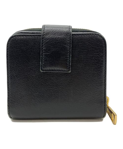 Yves Saint Laurent（イヴサンローラン）Yves Saint Laurent (イヴサンローラン) コンパクトウォレット ブラックの古着・服飾アイテム