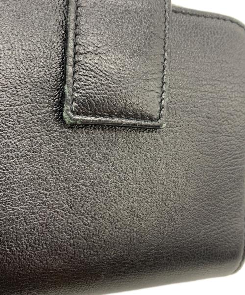 Yves Saint Laurent（イヴサンローラン）Yves Saint Laurent (イヴサンローラン) コンパクトウォレット ブラックの古着・服飾アイテム