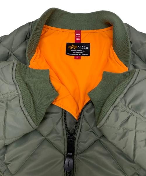 ALPHA（アルファ）ALPHA (アルファ) MONKEY TIME (モンキータイム) MA-1ジャケット グリーン サイズ:XLの古着・服飾アイテム