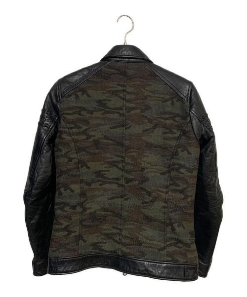 TETE HOMME（テット オム）TETE HOMME (テット オム) レザージャケット ブラック サイズ:5の古着・服飾アイテム