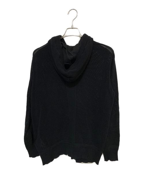 DIESEL（ディーゼル）DIESEL (ディーゼル) k-lidy-new メッシュジップパーカー ブラック サイズ:Sの古着・服飾アイテム