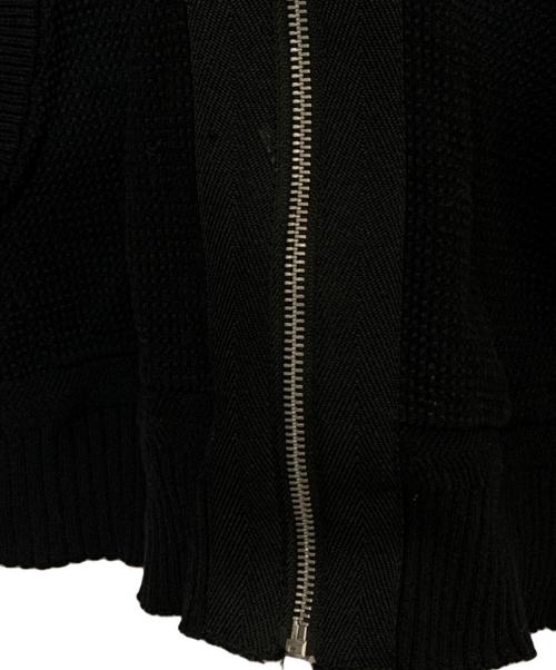 DIESEL（ディーゼル）DIESEL (ディーゼル) k-lidy-new メッシュジップパーカー ブラック サイズ:Sの古着・服飾アイテム