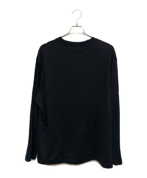 Acne studios（アクネ ストゥディオズ）ACNE STUDIOS (アクネ ストゥディオズ) ロングスリーブロゴTシャツ ブラック サイズ:Sの古着・服飾アイテム