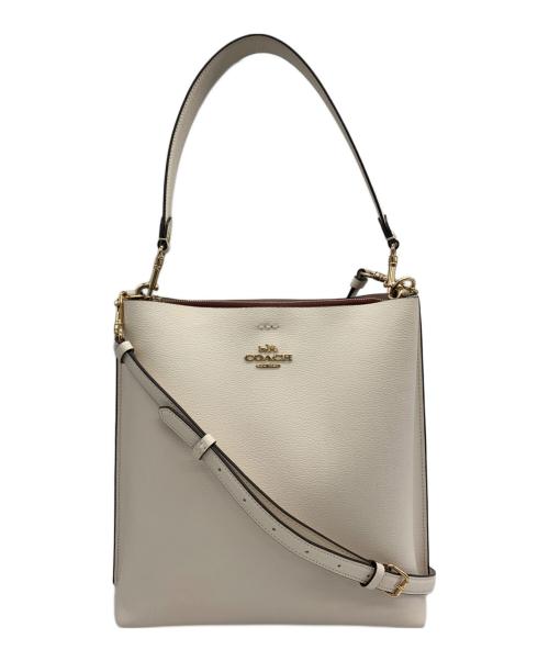 COACH（コーチ）COACH (コーチ) モリー2WAYバッグ ホワイトの古着・服飾アイテム