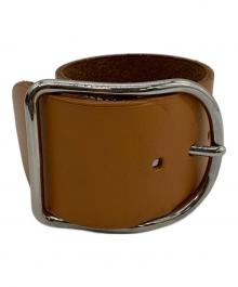 HERMES（エルメス）の古着「レザーブレストレット」｜ブラウン