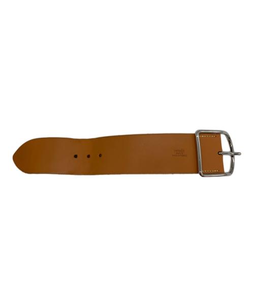 HERMES（エルメス）HERMES (エルメス) レザーブレストレット ブラウンの古着・服飾アイテム