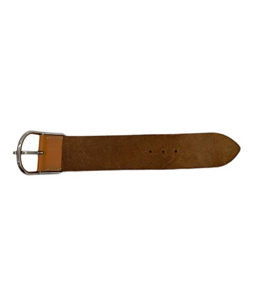 HERMES（エルメス）HERMES (エルメス) レザーブレストレット ブラウンの古着・服飾アイテム