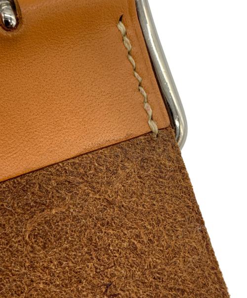HERMES（エルメス）HERMES (エルメス) レザーブレストレット ブラウンの古着・服飾アイテム