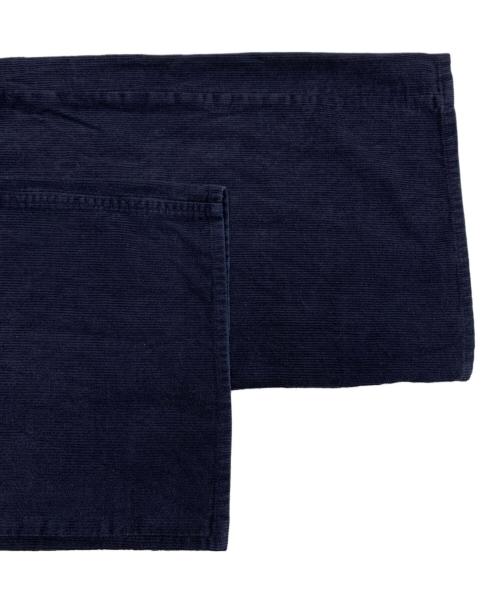 stussy（ステューシー）stussy (ステューシー) コーデュロイワイドパンツ ネイビー サイズ:Mの古着・服飾アイテム