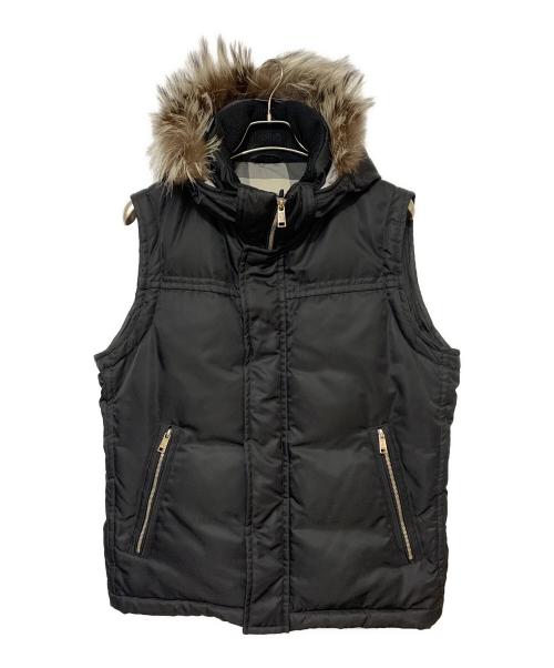 BLACK LABEL CRESTBRIDGE（ブラックレーベル クレストブリッジ）BLACK LABEL CRESTBRIDGE (ブラックレーベル クレストブリッジ) LIMONTA 2WAYダウンジャケット ブラック サイズ:LLの古着・服飾アイテム