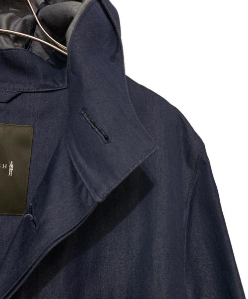 MACKINTOSH LONDON（マッキントッシュ ロンドン）MACKINTOSH LONDON (マッキントッシュ ロンドン) フーデッドコート ネイビー サイズ:Mの古着・服飾アイテム