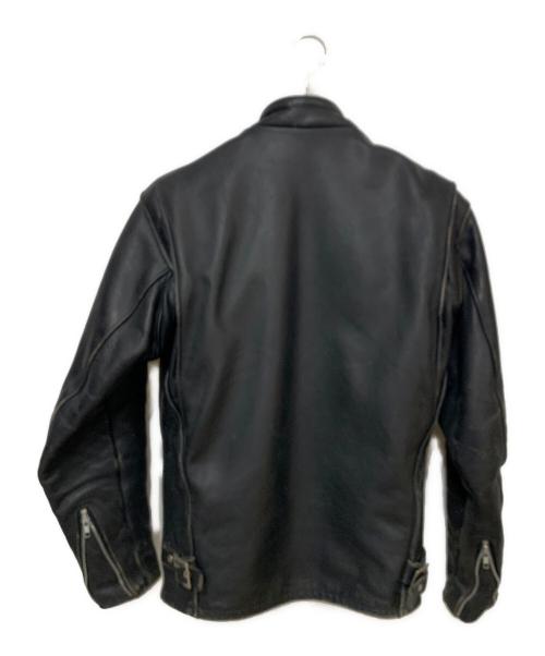 Schott（ショット）Schott (ショット) シングルライダースジャケット ブラック サイズ:36の古着・服飾アイテム