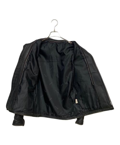 Schott（ショット）Schott (ショット) シングルライダースジャケット ブラック サイズ:36の古着・服飾アイテム