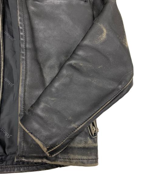 Schott（ショット）Schott (ショット) シングルライダースジャケット ブラック サイズ:36の古着・服飾アイテム