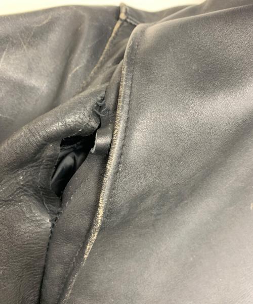 Schott（ショット）Schott (ショット) シングルライダースジャケット ブラック サイズ:36の古着・服飾アイテム