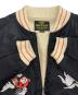 中古・古着 HOUSTON (ヒューストン) スカジャン ブラック×ベージュ サイズ:XL：11000円
