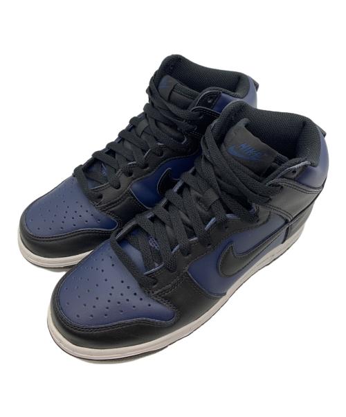 NIKE（ナイキ）NIKE (ナイキ) DUNK HI FRAGMENT DESIGN ブルー×ブラック サイズ:25の古着・服飾アイテム