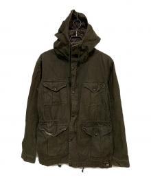 Denim & Supply Ralph Lauren（デニム＆サプライ ラルフローレン）の古着「ワックスコーティングジャケット」｜ブラウン