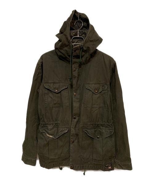 Denim & Supply Ralph Lauren（デニム＆サプライ ラルフローレン）DENIM & SUPPLY RALPH LAUREN (デニム＆サプライ ラルフローレン) ワックスコーティングジャケット ブラウン サイズ:Sの古着・服飾アイテム