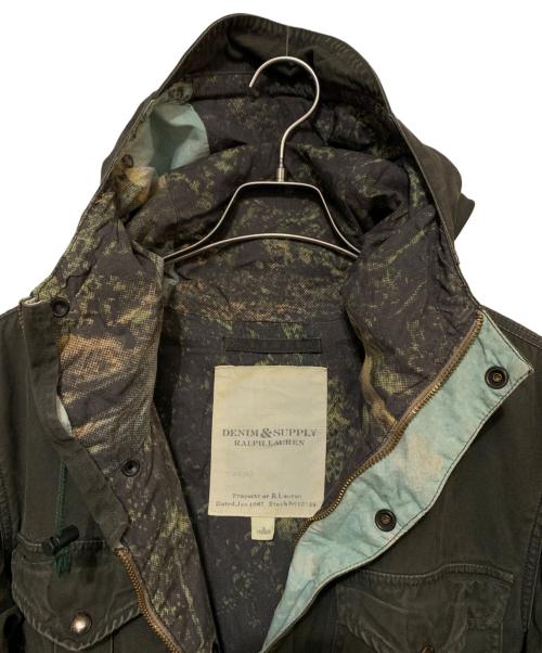 Denim & Supply Ralph Lauren（デニム＆サプライ ラルフローレン）DENIM & SUPPLY RALPH LAUREN (デニム＆サプライ ラルフローレン) ワックスコーティングジャケット ブラウン サイズ:Sの古着・服飾アイテム