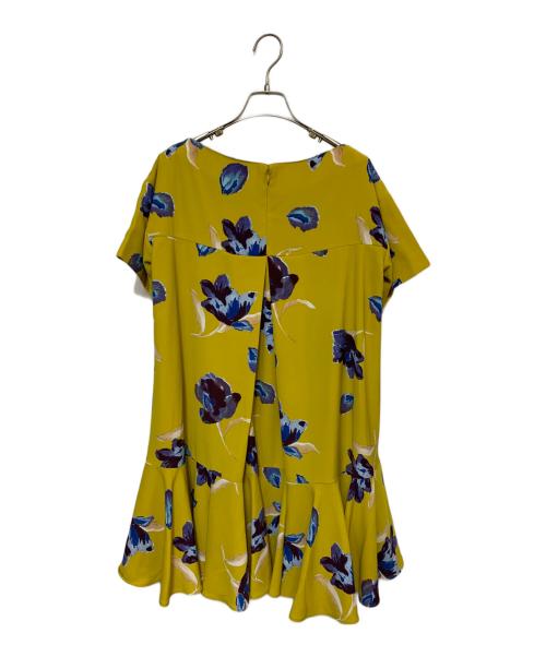 GRACE CONTINENTAL（（グレースコンチネンタル）GRACE CONTINENTAL (（グレースコンチネンタル) 半袖ワンピース イエロー サイズ:36の古着・服飾アイテム