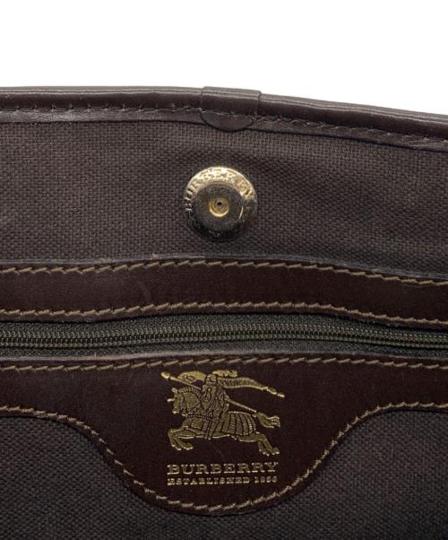 BURBERRY（バーバリー）BURBERRY (バーバリー) シャドーホースノバチェックハンドバッグ ノバチェックの古着・服飾アイテム