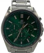 CASIOカシオ）の古着「EDIFICE」｜グリーン×シルバー