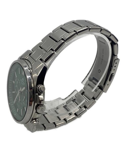 CASIO（カシオ）CASIO (カシオ) EDIFICE グリーン×シルバーの古着・服飾アイテム