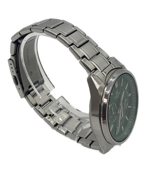 CASIO（カシオ）CASIO (カシオ) EDIFICE グリーン×シルバーの古着・服飾アイテム
