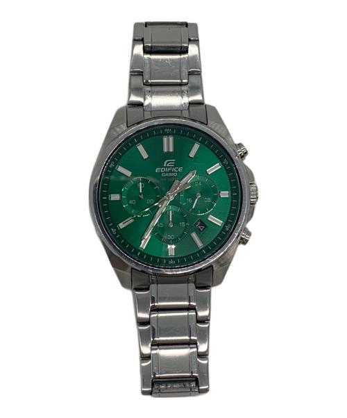 CASIO（カシオ）CASIO (カシオ) EDIFICE グリーン×シルバーの古着・服飾アイテム