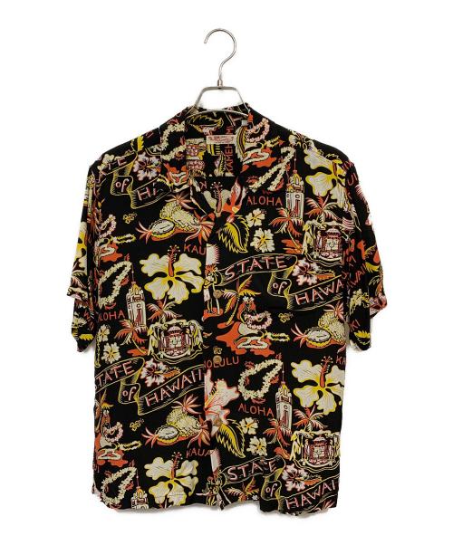 Sun Surf（サンサーフ）Sun Surf (サンサーフ) アロハシャツ ブラック サイズ:Mの古着・服飾アイテム